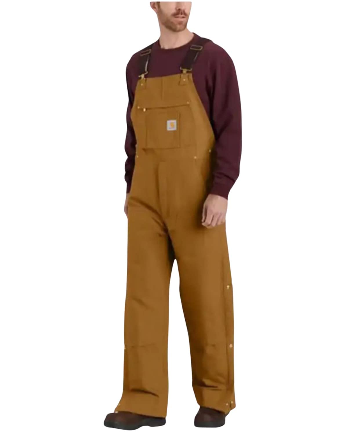 Carhartt Men's Loose Fit Insulated Bib Overall - Large Tall