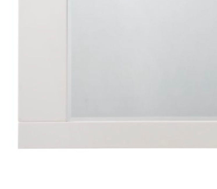 Naima II - High Gloss Mirror - White - Best Buy Furniture