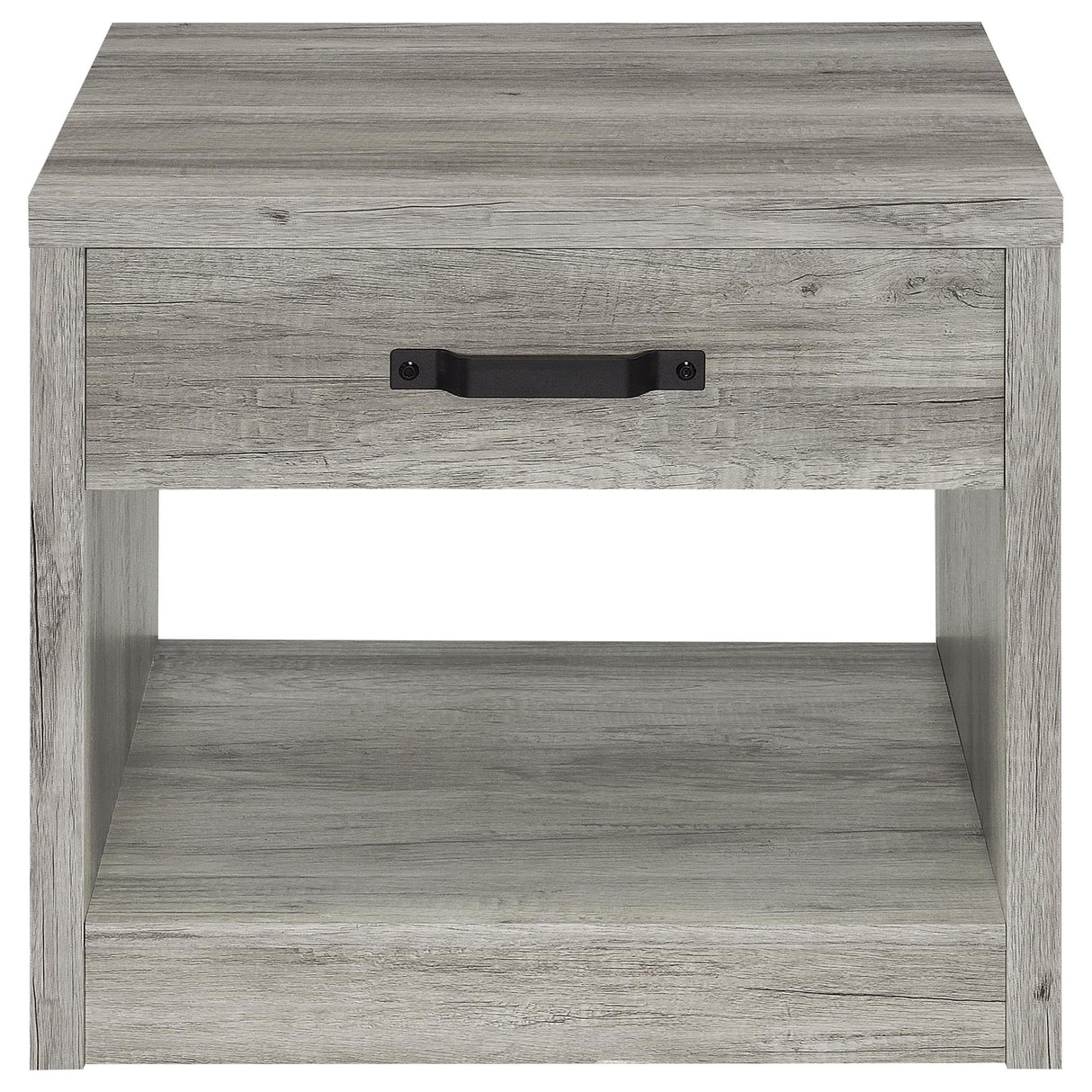 Nuberg - 2 Piece And End Table Set With Storage Drawers - Gray