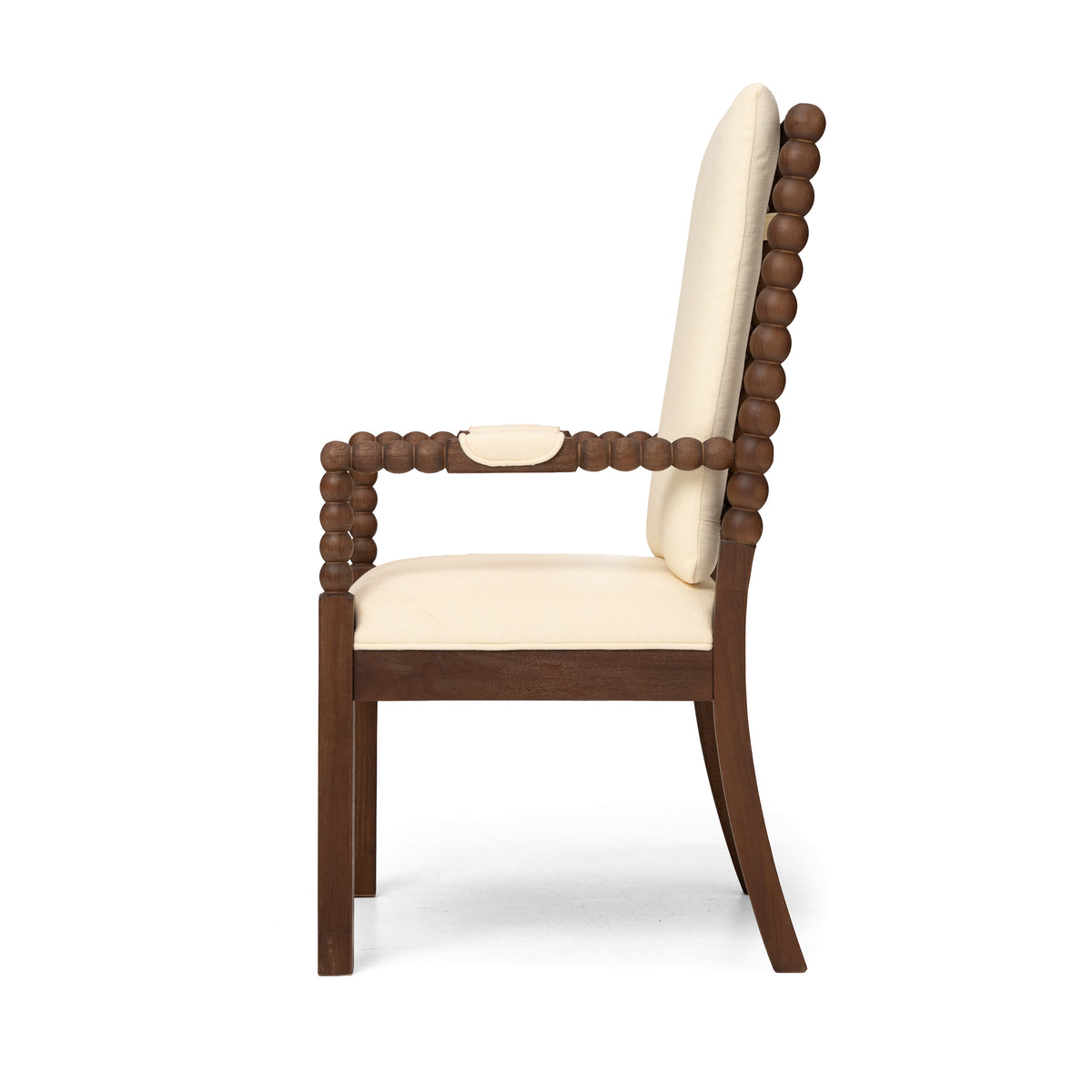 Set of 2 Rubber Wood Dining Chairs