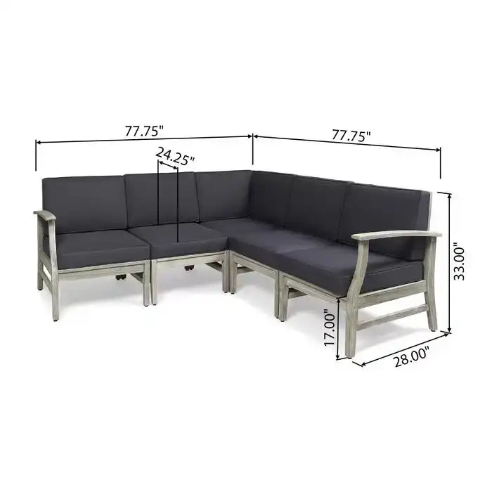 Perla - 5 Pieces Sofa Set - Best Buy Furniture