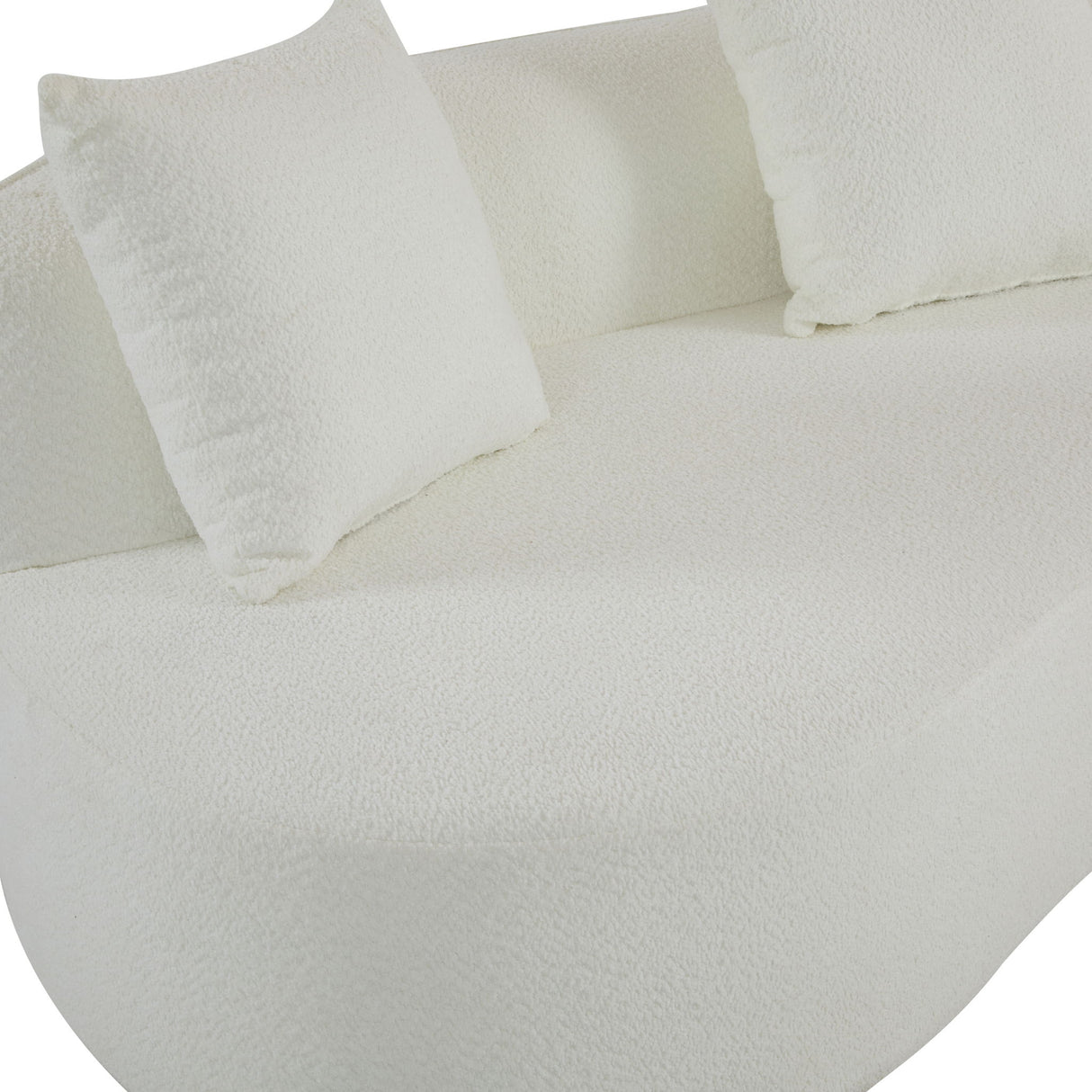 Elegant Curved Sectional Sofa With Full Foam Comfort