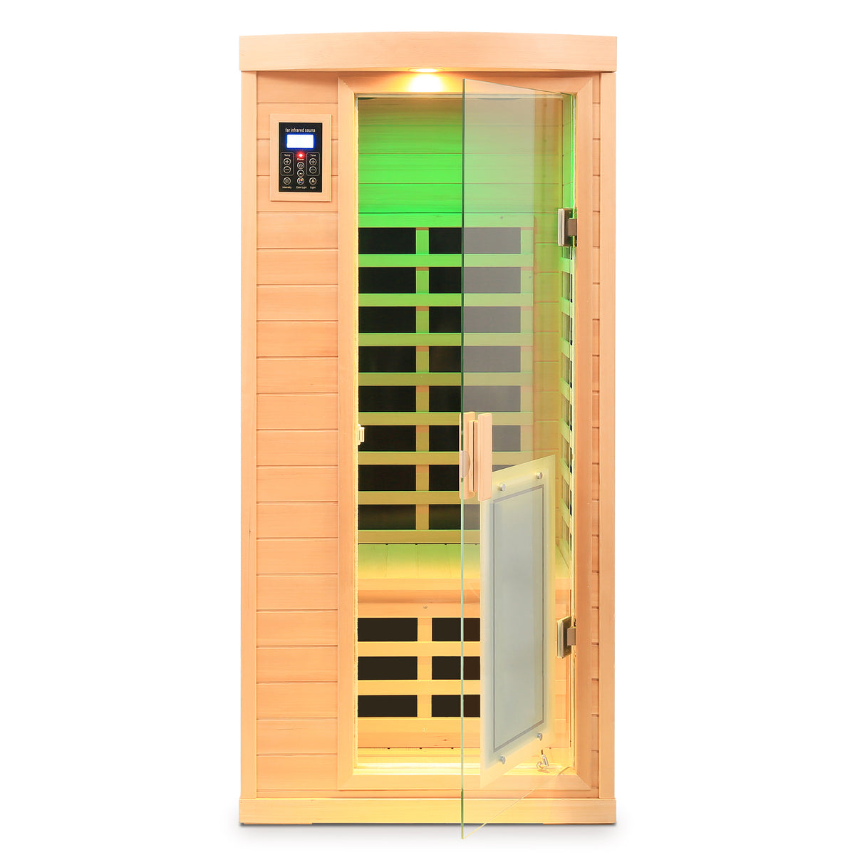 Low EMF Hemlock Wood Far-Infrared Indoor Sauna Room