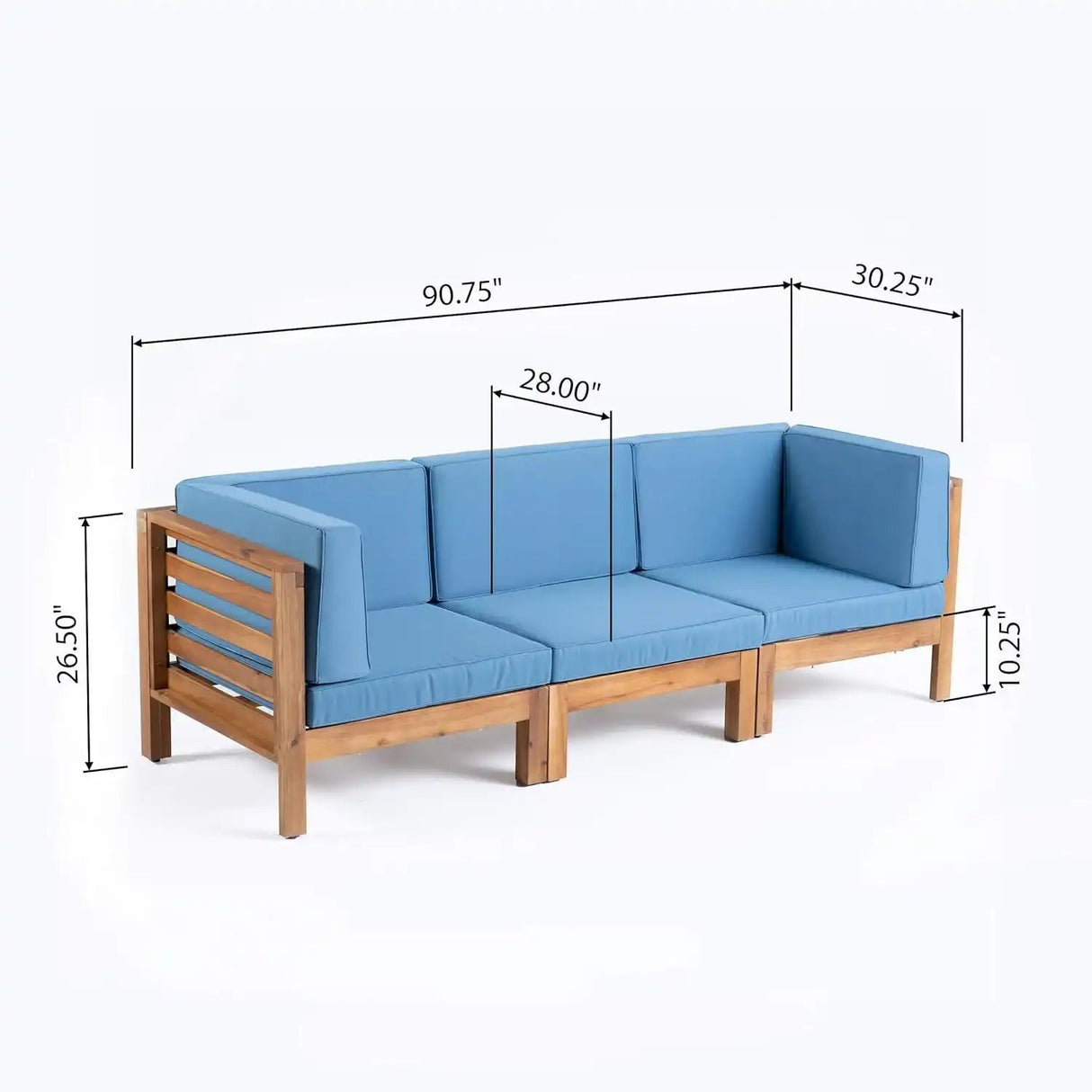 Oana - 3 Piece Sofa Set With Water Resistant Cushions - Best Buy Furniture