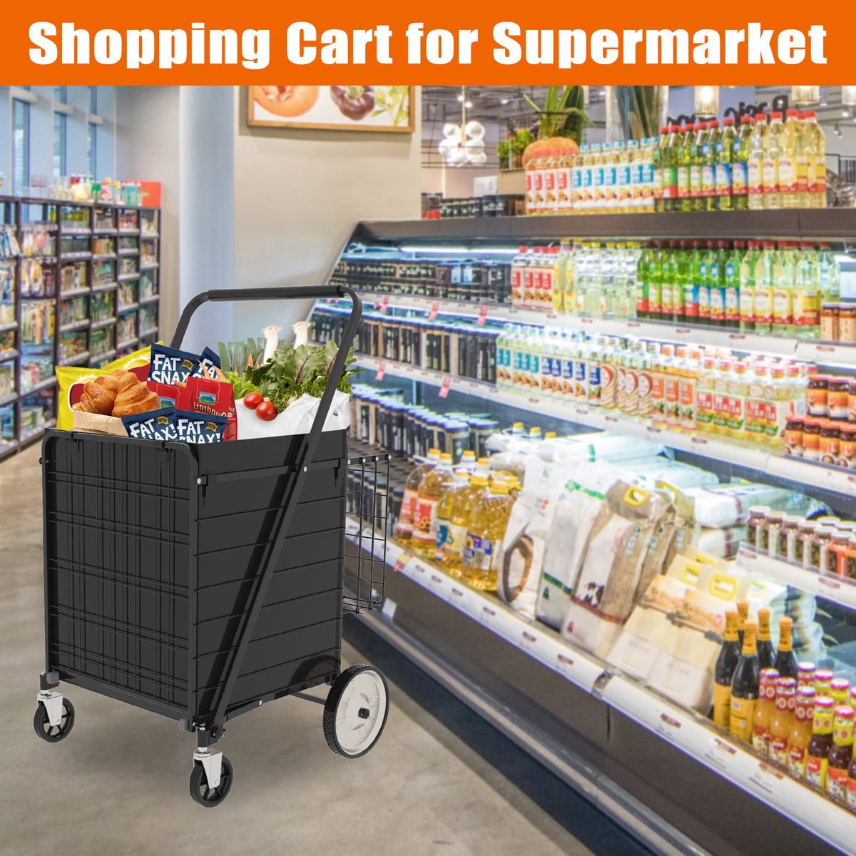 Bigger Super Jumbo Shopping Cart