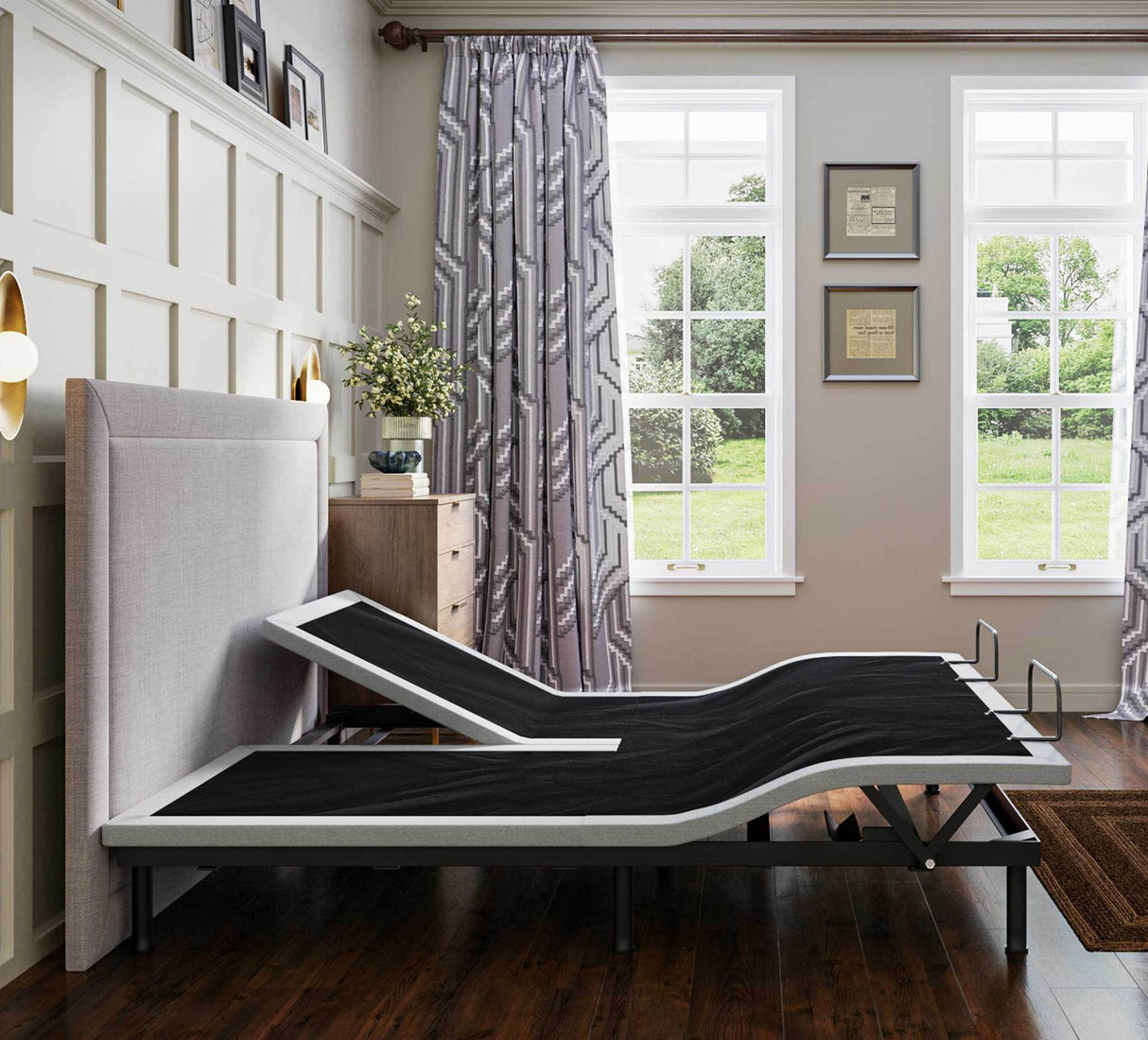 Btx4 - Flex Head Adjustable Bed Base With Head And Foot Position Adjustment