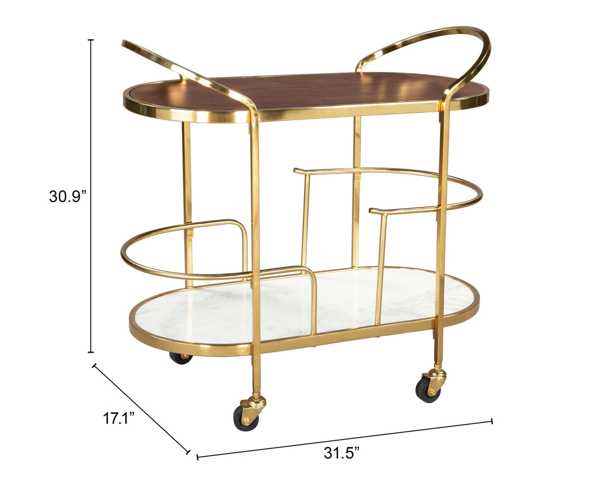 Zuo Modern Antalya Bar Cart