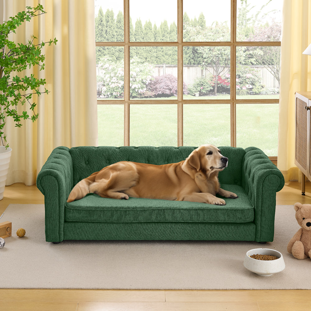 Elegant Rectangular Pet Bed for Oversized Dogs