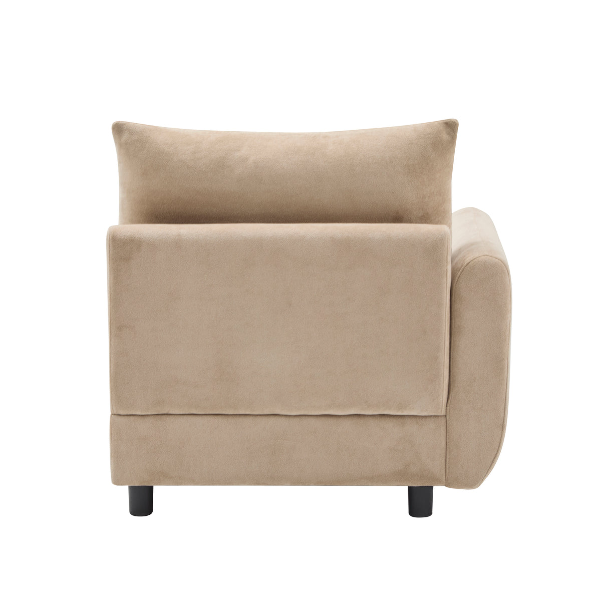 99 in. 3-Piece Modular Free Combination Sectional Velvet Sofa Couch, NOMAD