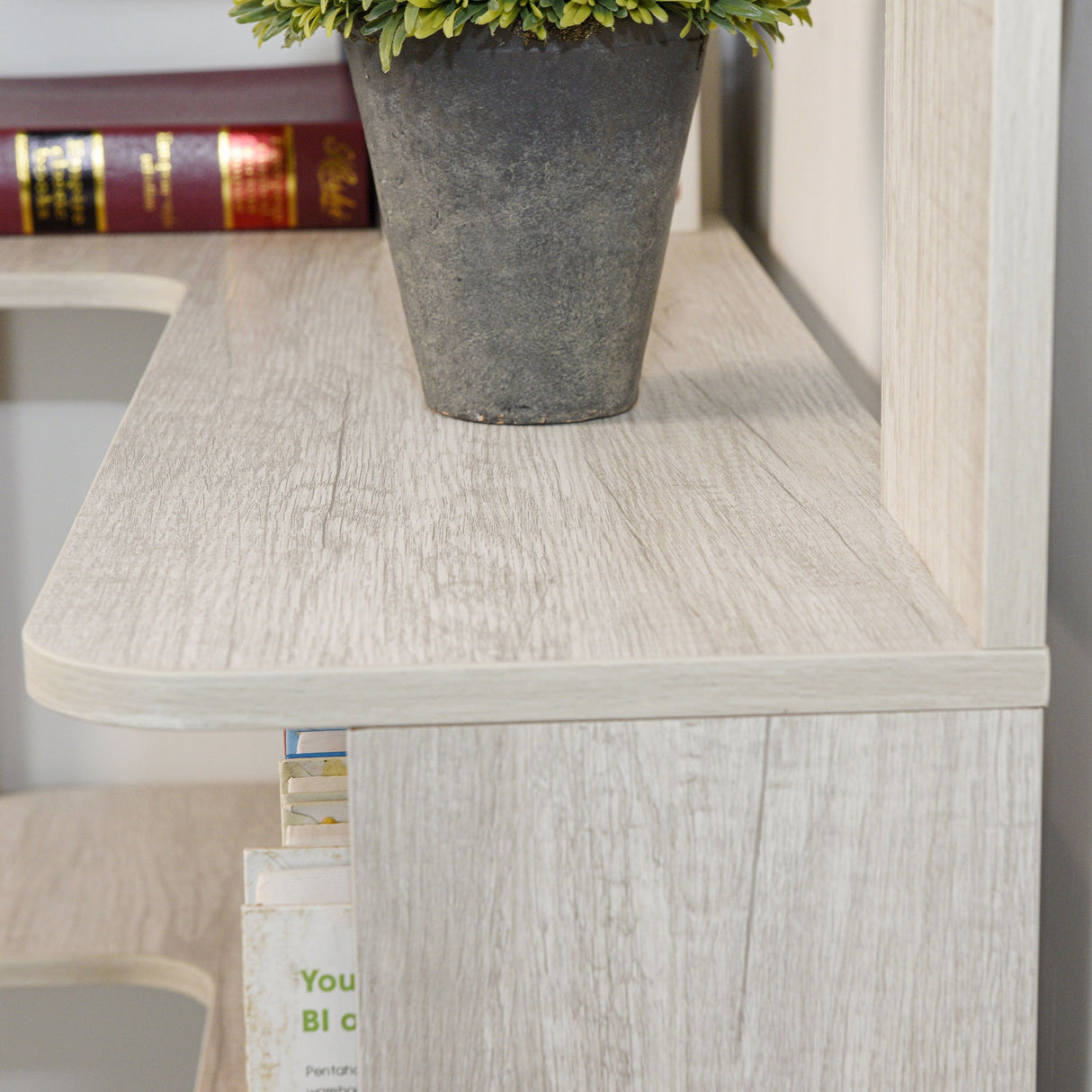 L-Shaped Corner Bookshelf