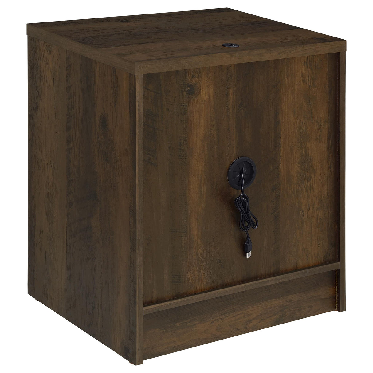 Geary - 2 Drawer Nightstand With LED Lights And USB Charging Ports