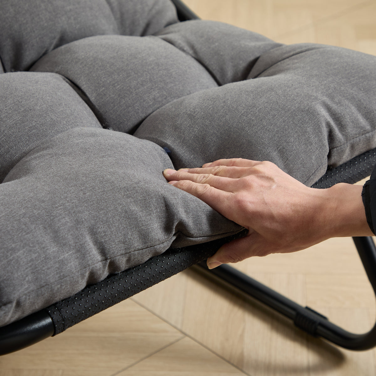 Patio Outdoor Lounge Chair with Ottoman
