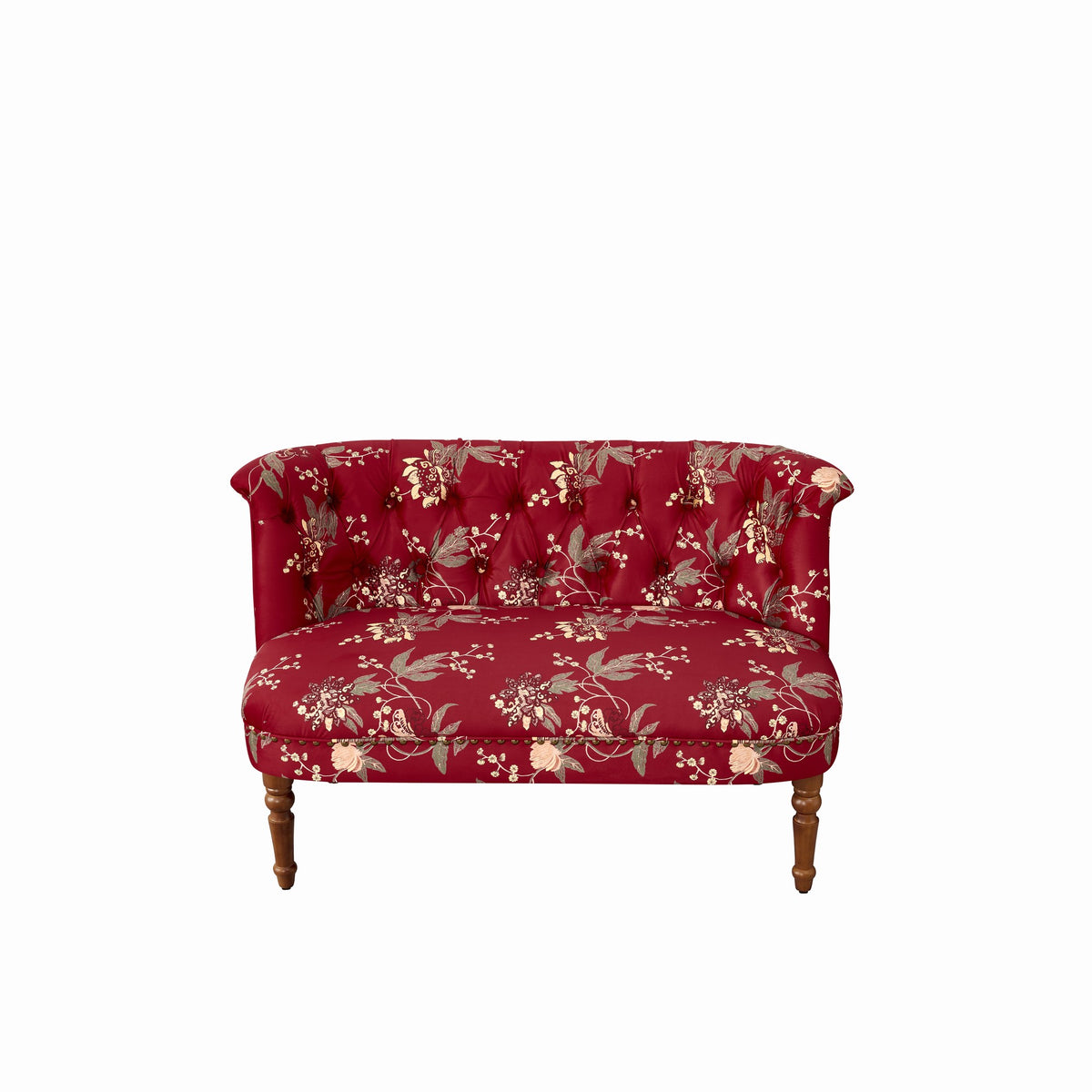 European Style Wine Red Sofa Chair
