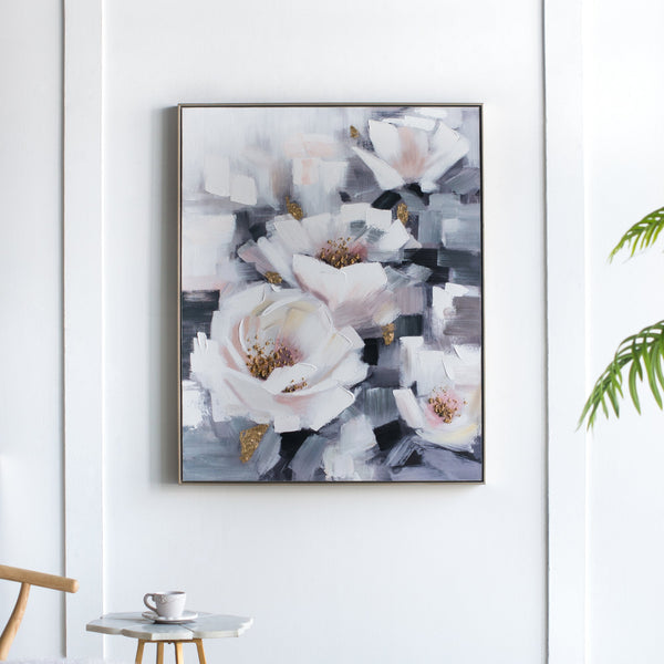 Sarah Framed Floral Wall Art, Large
