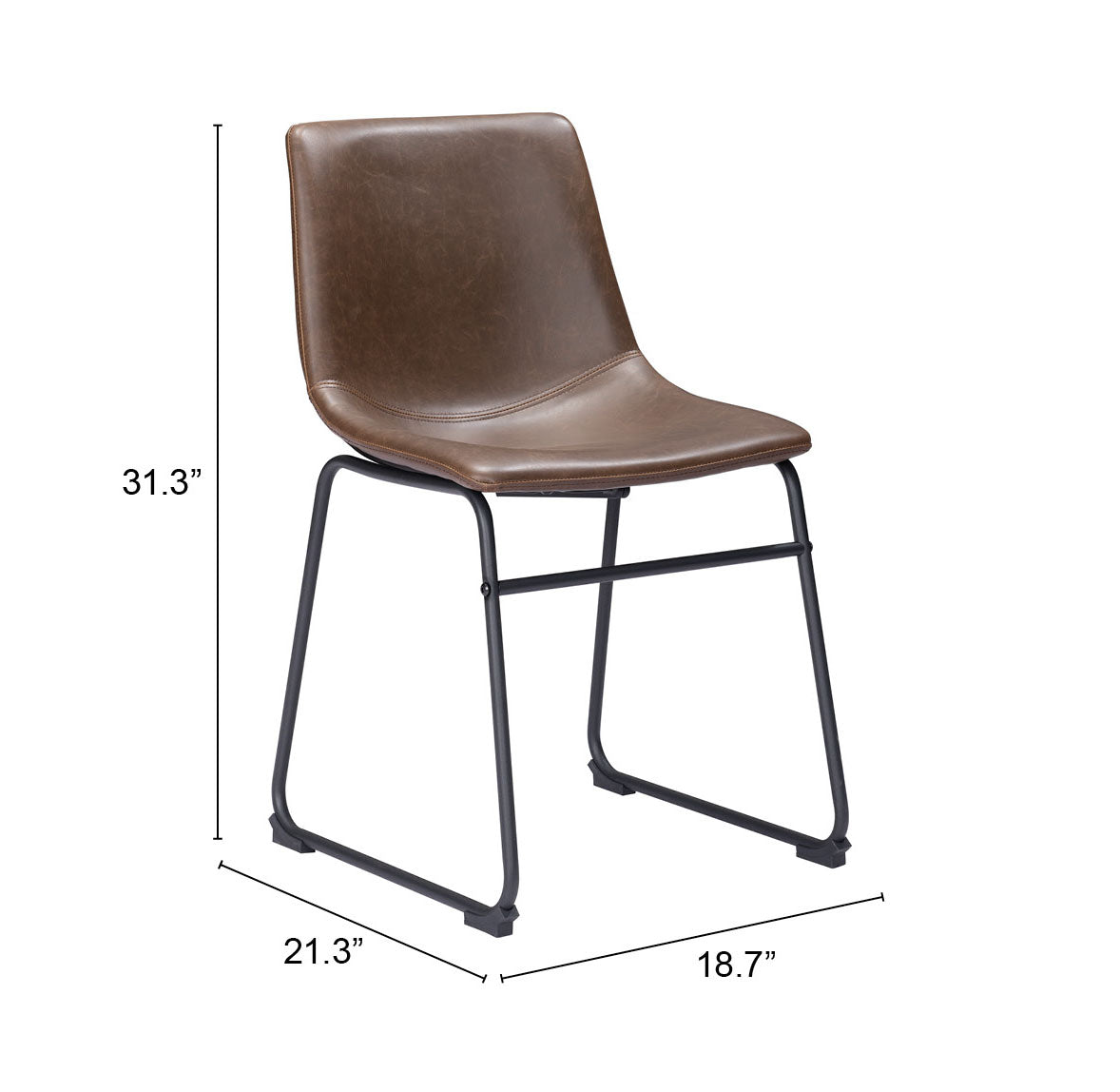 Zuo Modern Smart Dining Chair (Set of 2)