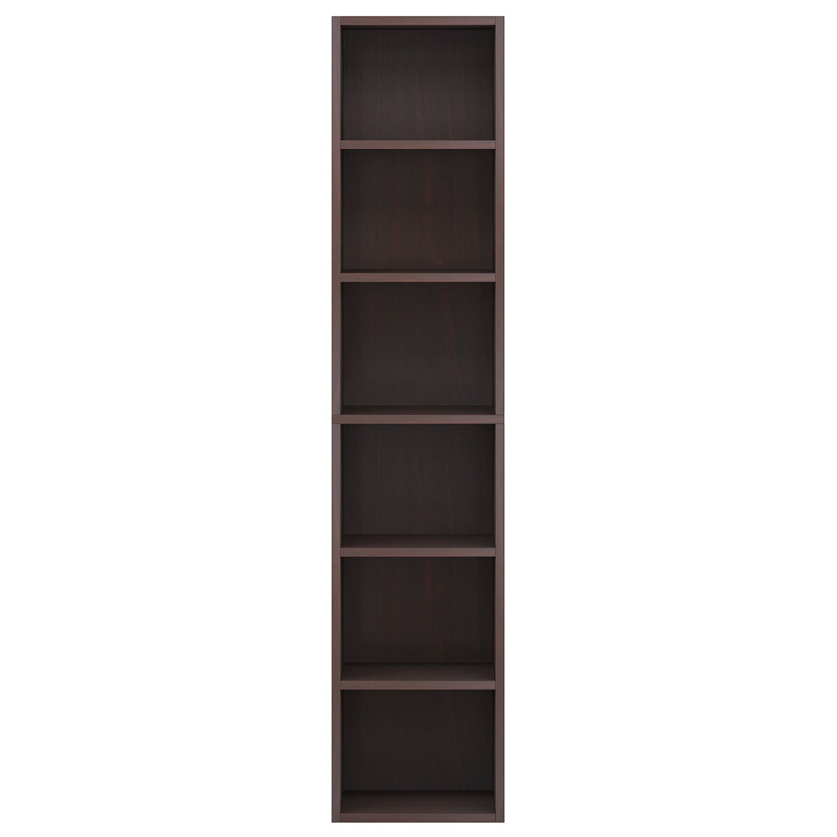 6 Tier Narrow Corner Cube Bookcase Storage, Freestanding Shelf With Open Cubes For Living Room