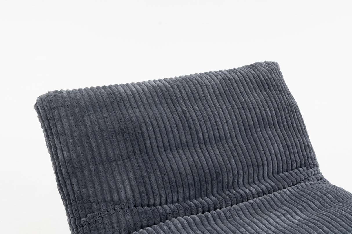 Bean Bag Chair for Adults with Solid Wood Frame