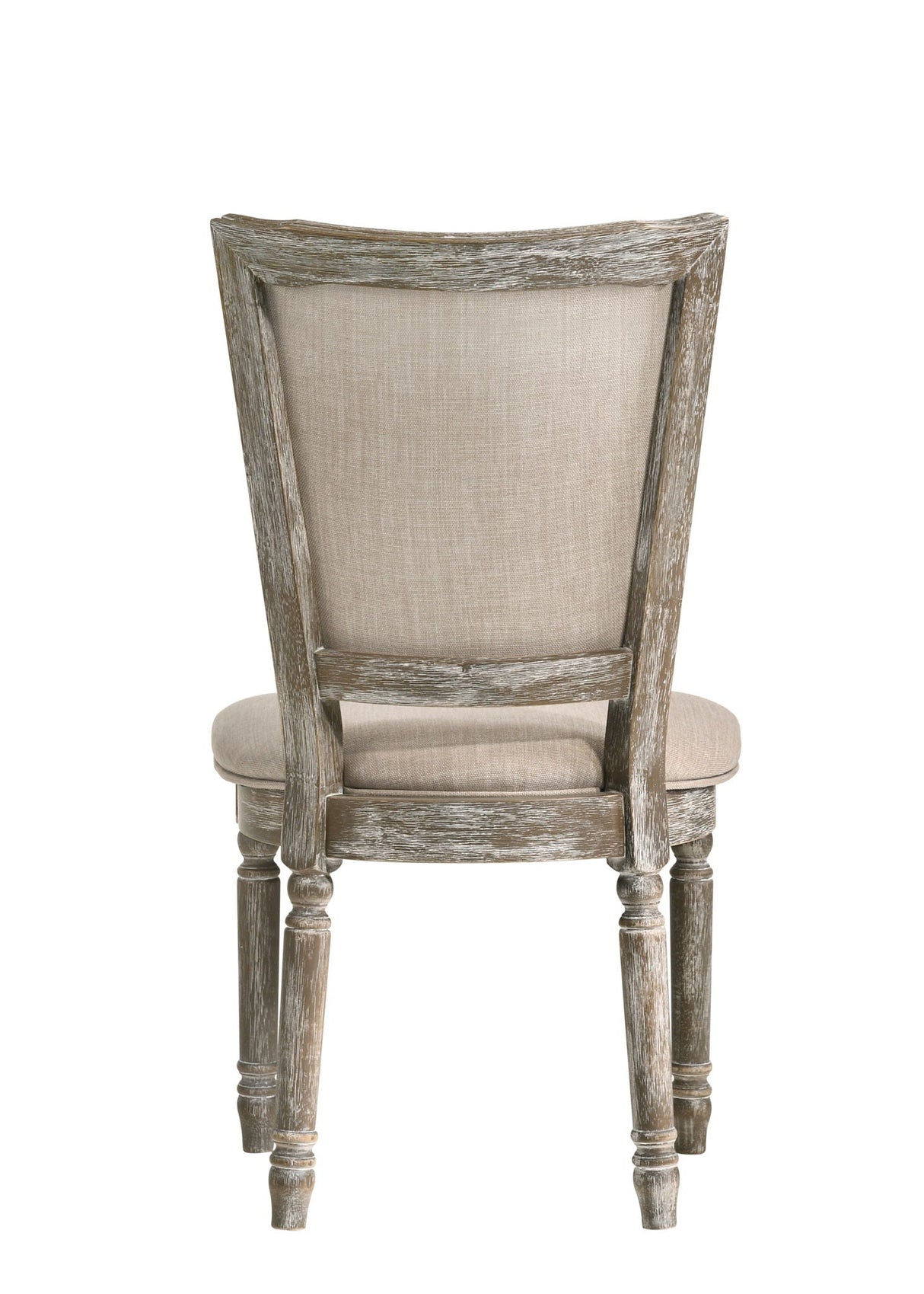 Gabrian - Two Tone, Reclaimed Side Chair (Set of 2) - Beige / Gray - Best Buy Furniture