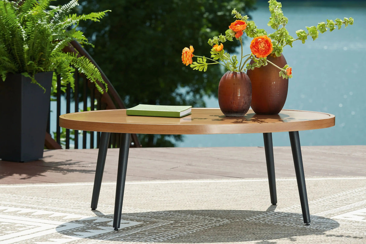 Horizon Hall - Cocktail Table - Two-tone Brown - Best Buy Furniture