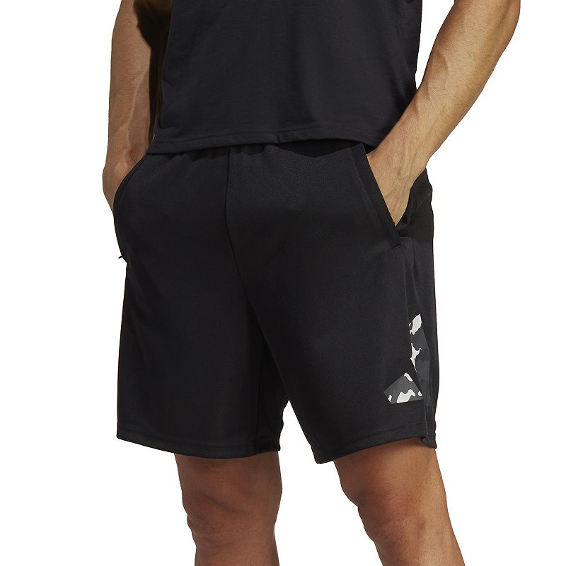 Adidas Men's Train Essentials Camo Logo Training Shorts