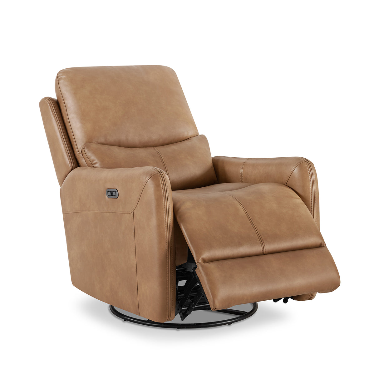 Dublin 30" Swivel Power Recliner Arm Chair Saddle