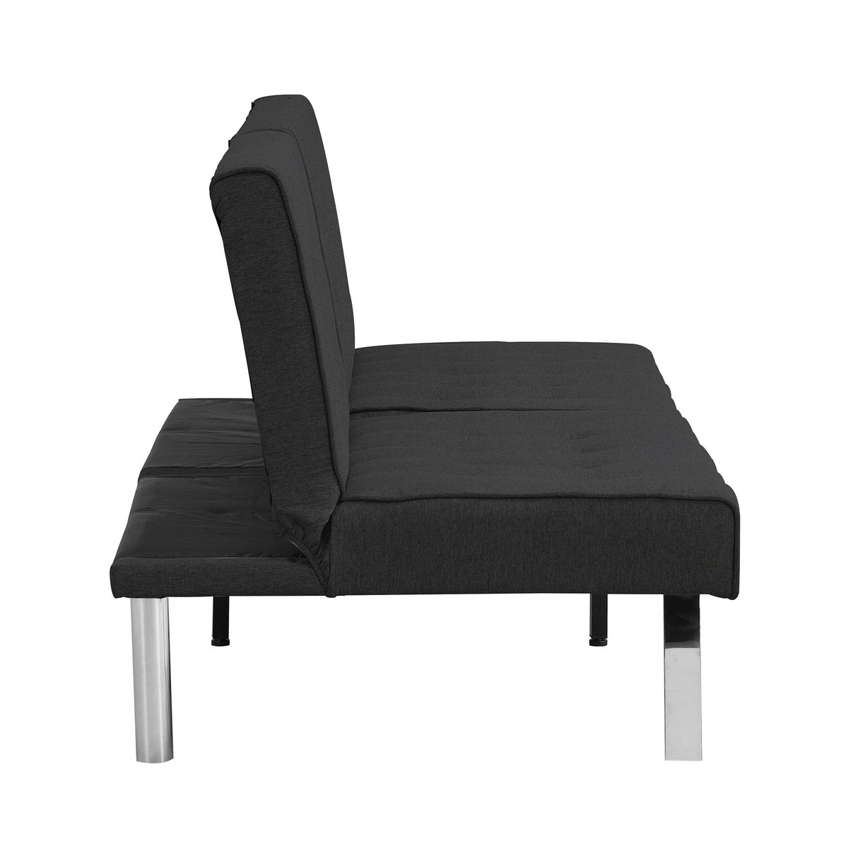 Modern Sofa Bed With Wood Frame And Stainless Legs