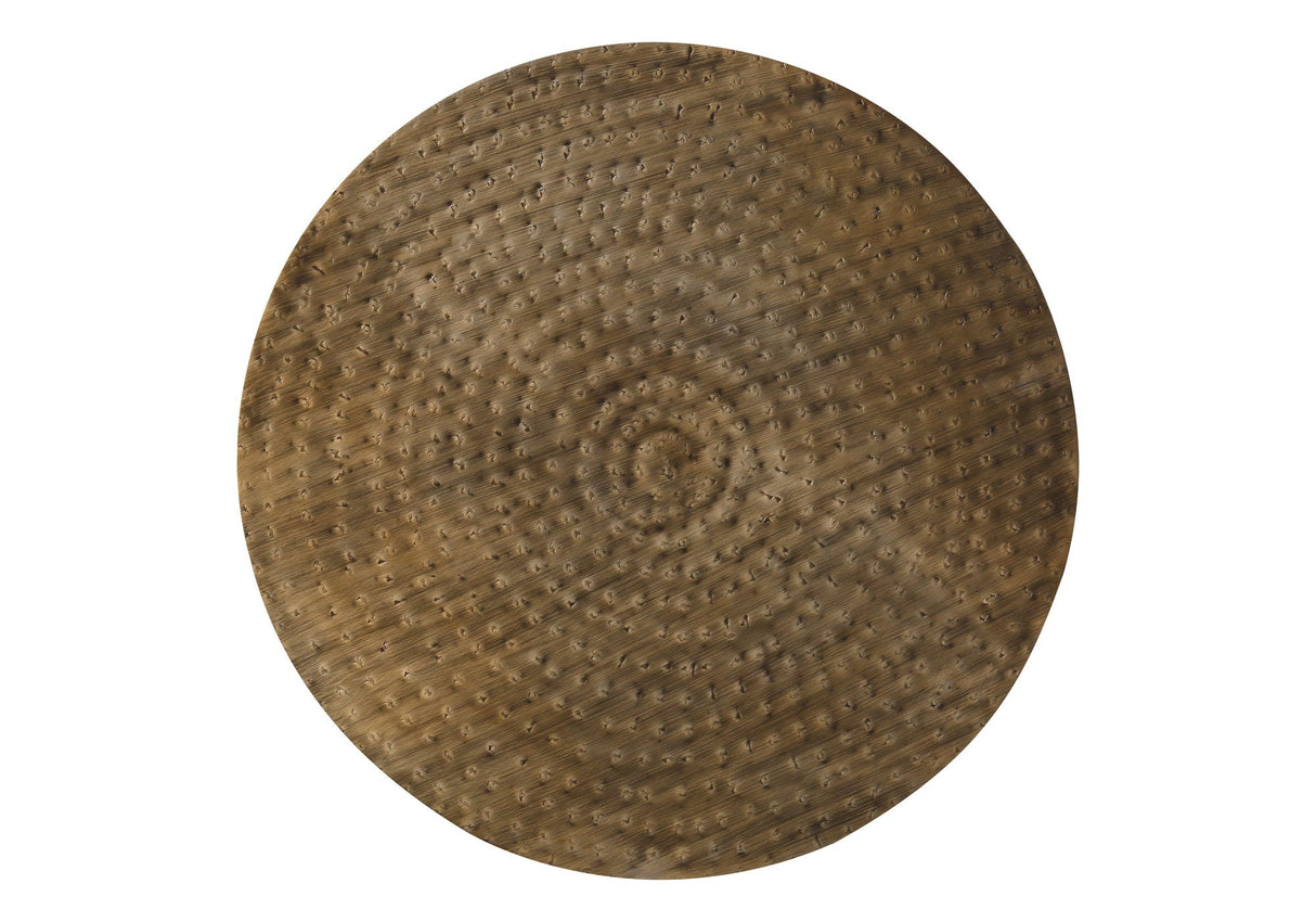 Drum Accent Side Table, Hammered Texture - Best Buy Furniture