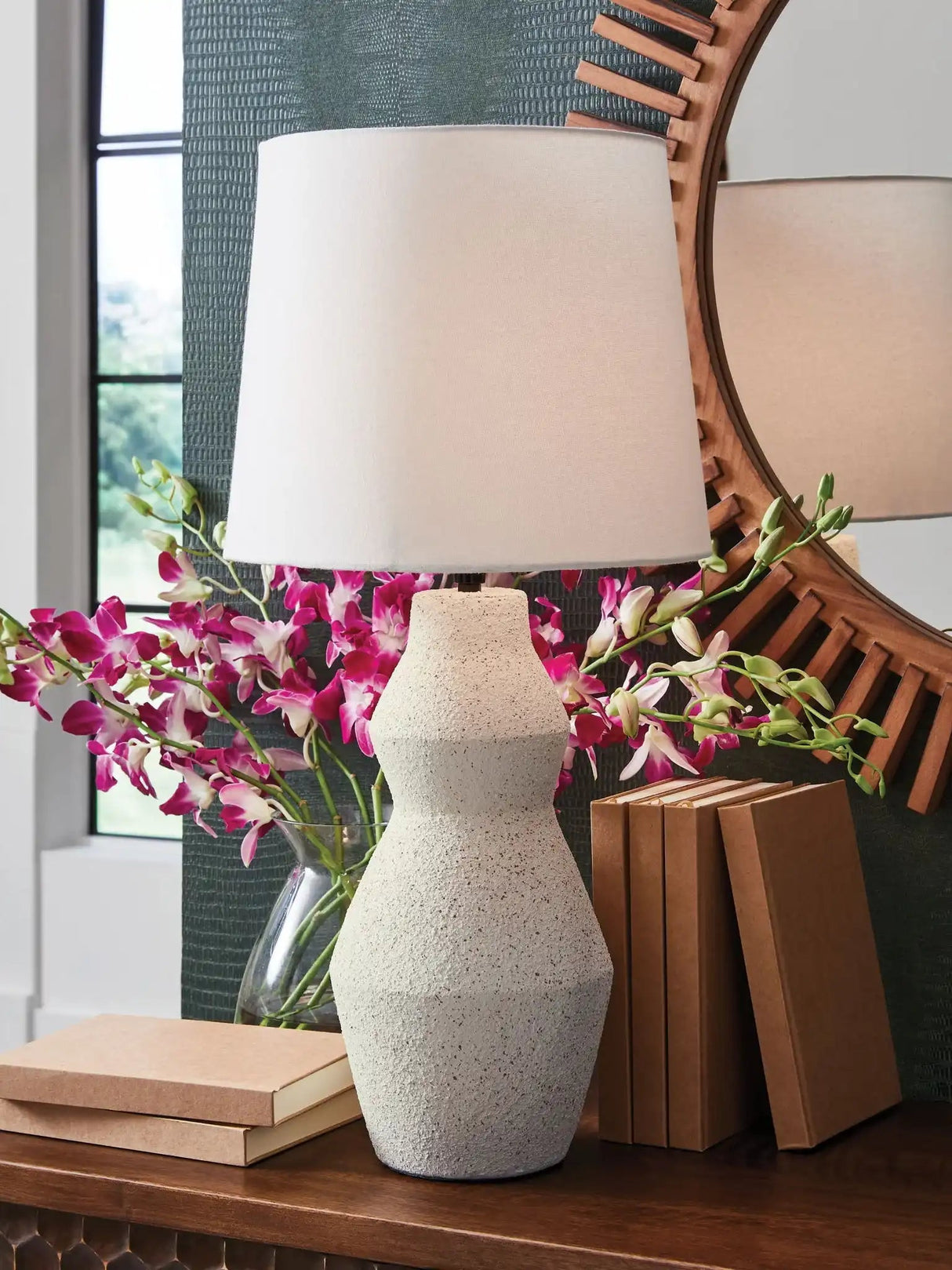Dawthorne - Paper Table Lamp - Cream - Best Buy Furniture