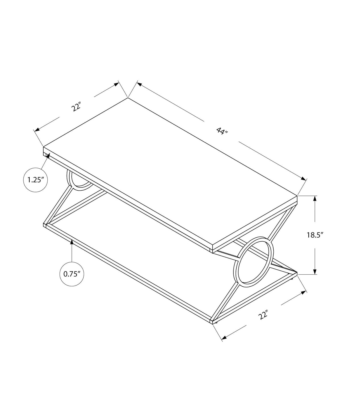 Table, Rectangular, Glossy Contemporary & Modern - White - Best Buy Furniture