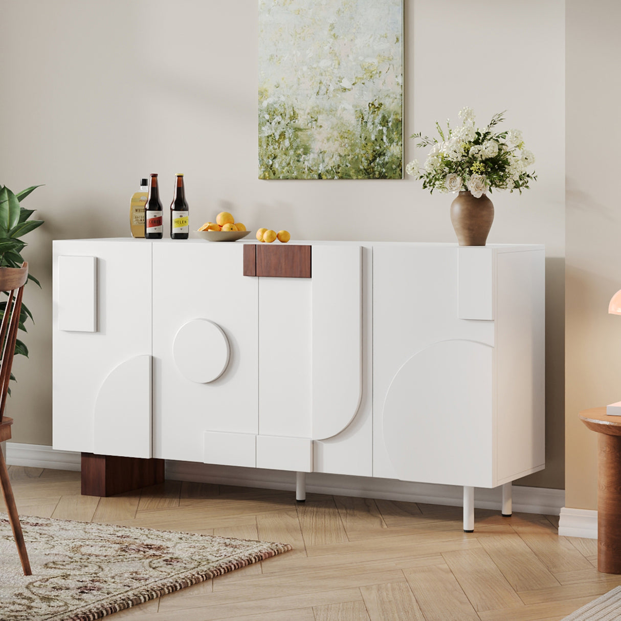 Modern White Sideboard