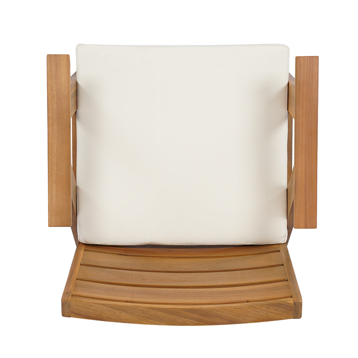 Outdoor Dining Chairs Set of 2, Acacia Wood Patio Chairs