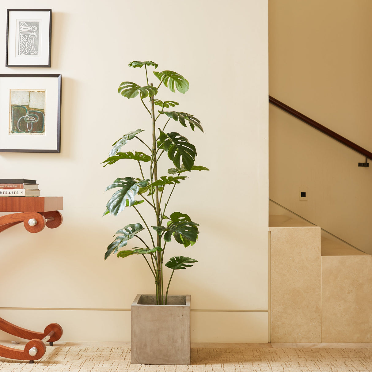 5' Artificial Monstera Tree