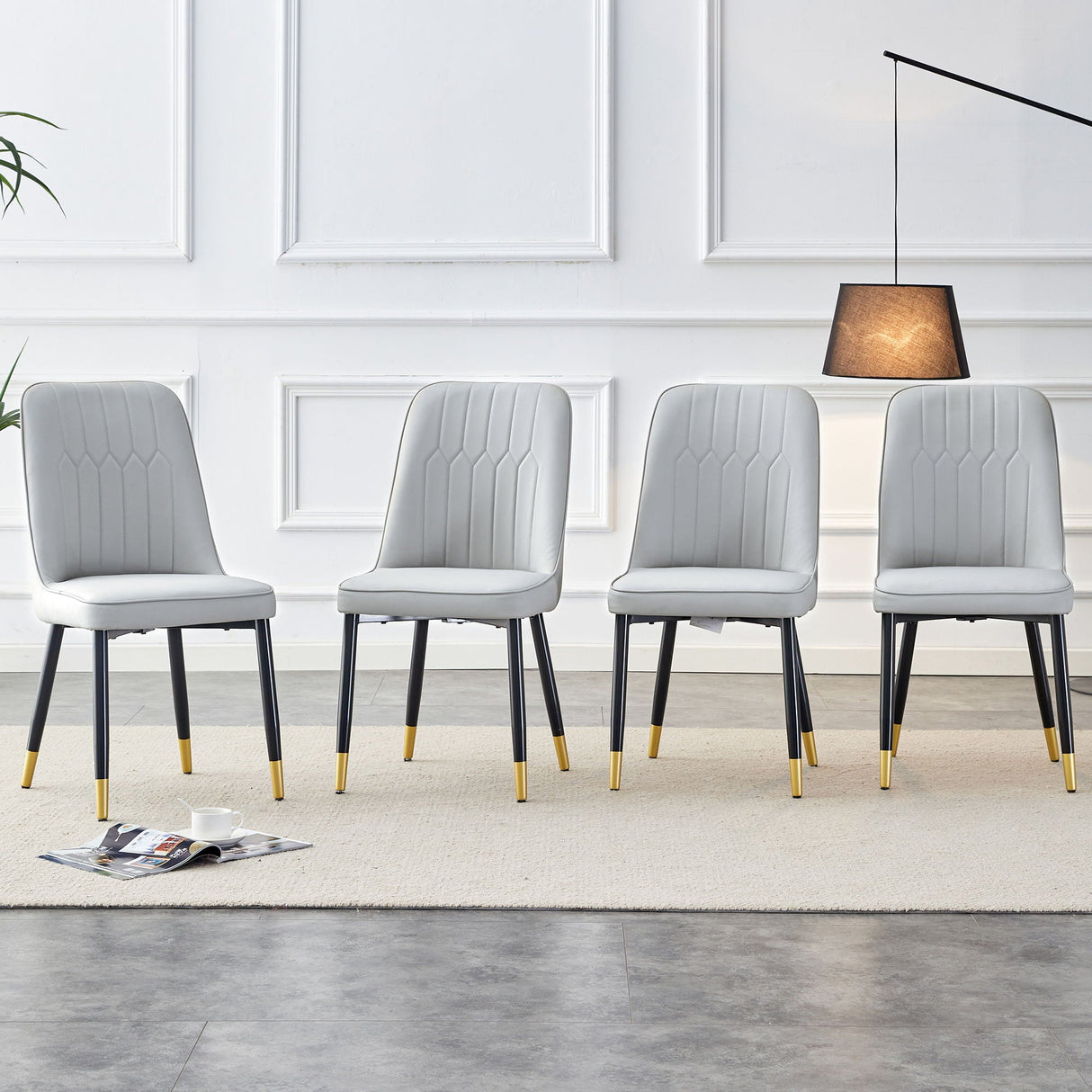 Modern Chair With Metal Legs