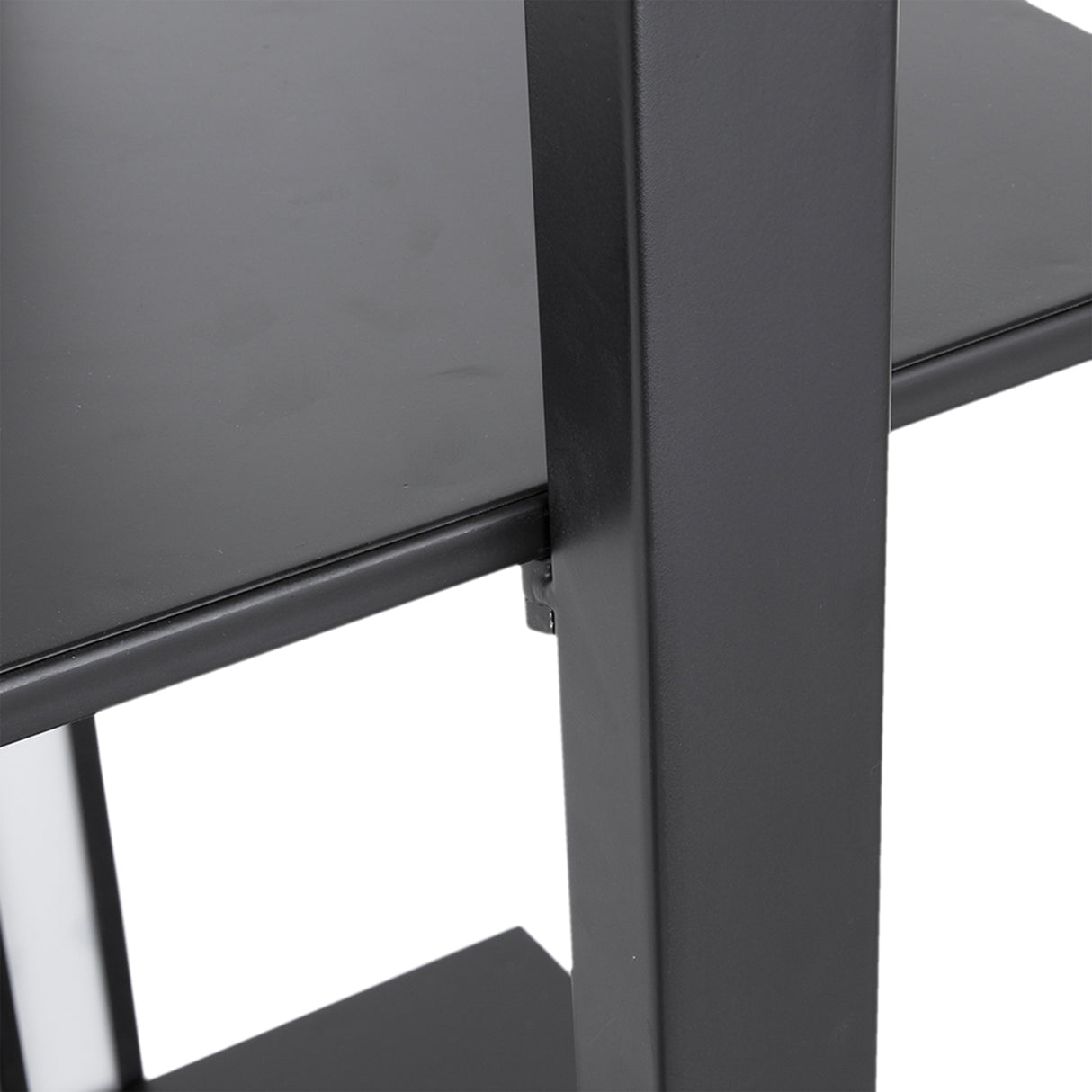 Two Tiered Vertical Shelving Stand with Light