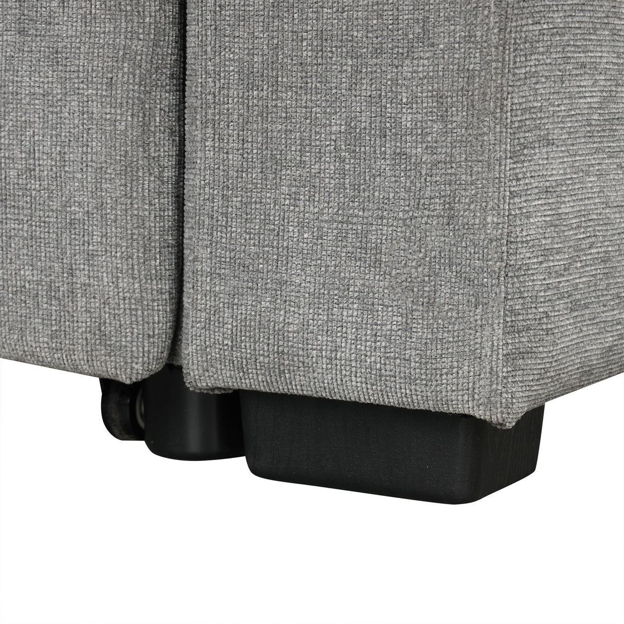 Modern U-Shaped Sectional Sofa Convertible Pull-Out Sofa Bed With USB Ports And Cup Holders