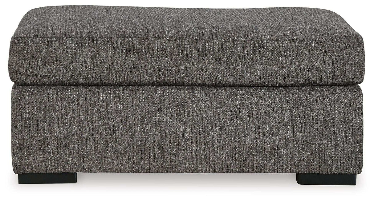 Gardiner - Ottoman - Pewter - Best Buy Furniture