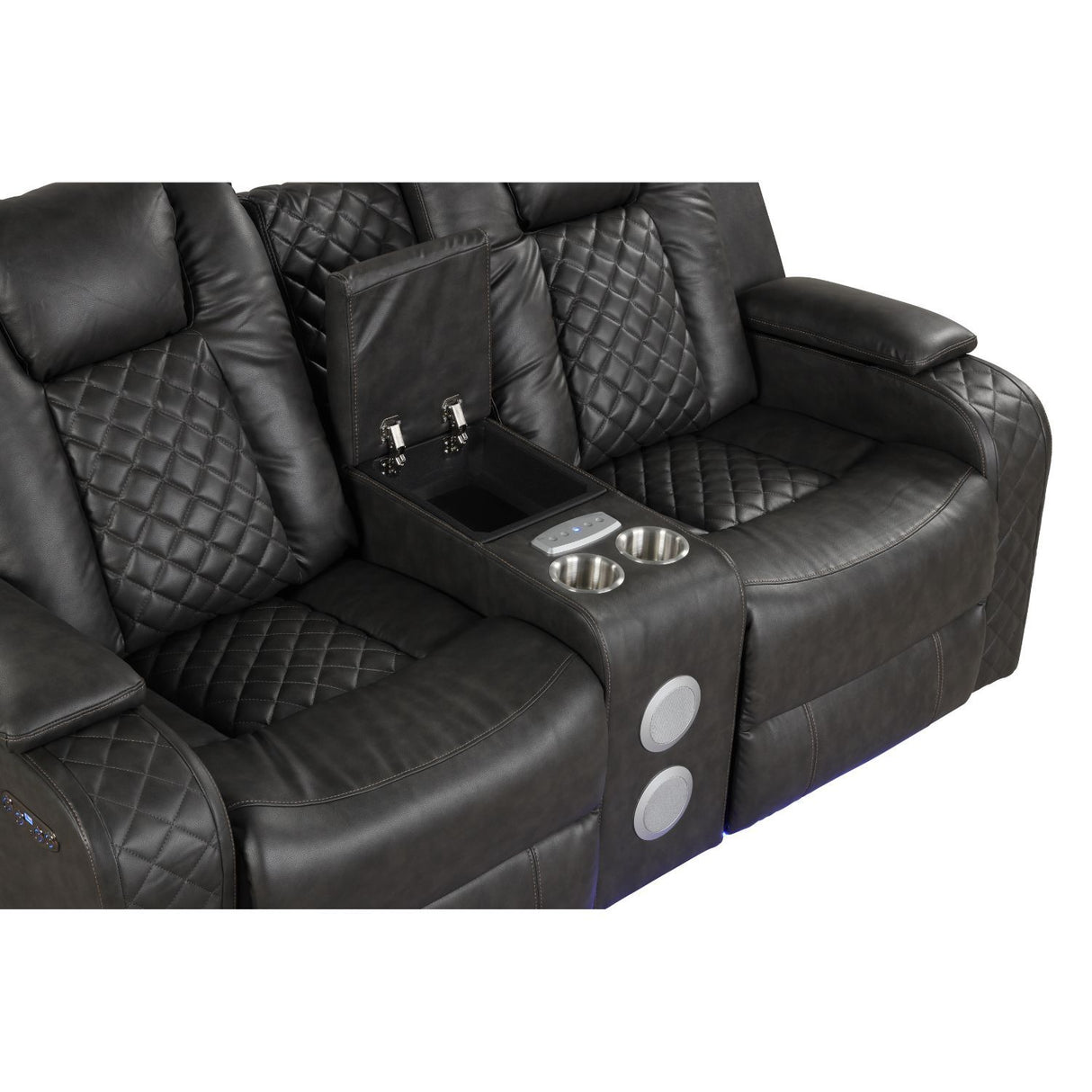 Benz - Power Recliner Set With LED Lighting And USB Charging