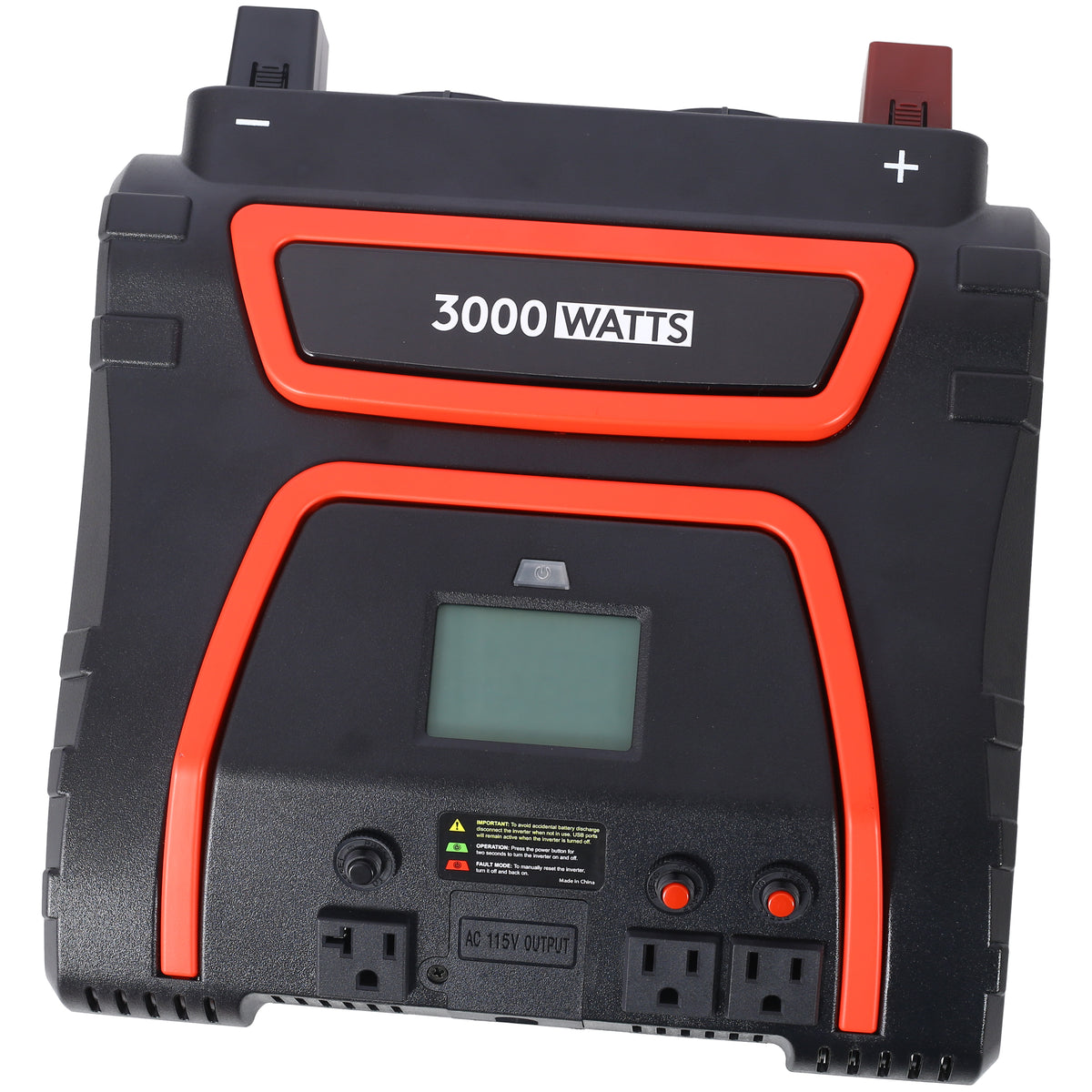 3000 Watt Power Inverter with LED Display - Modified Sine Wave