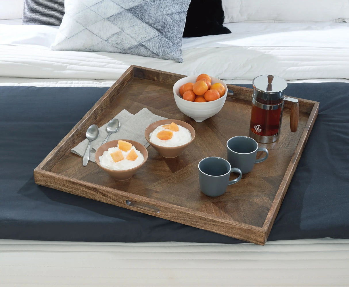 Heddford - Tray - Brown - Best Buy Furniture
