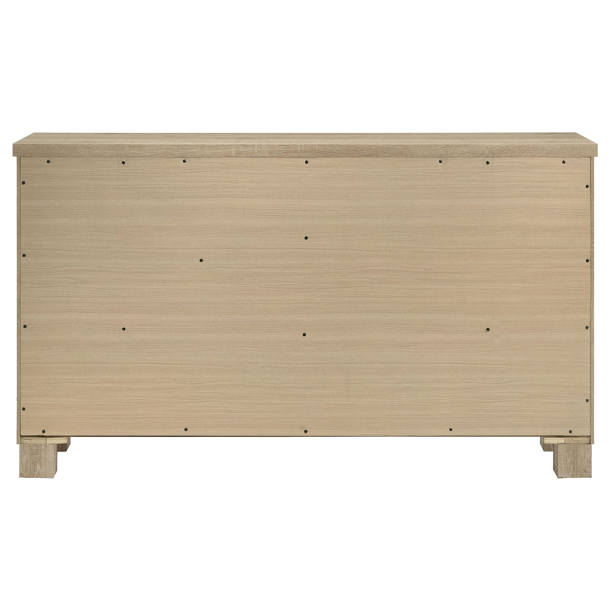 Sansome - 6 Drawer Bedroom Dresser With Pulls - Oak