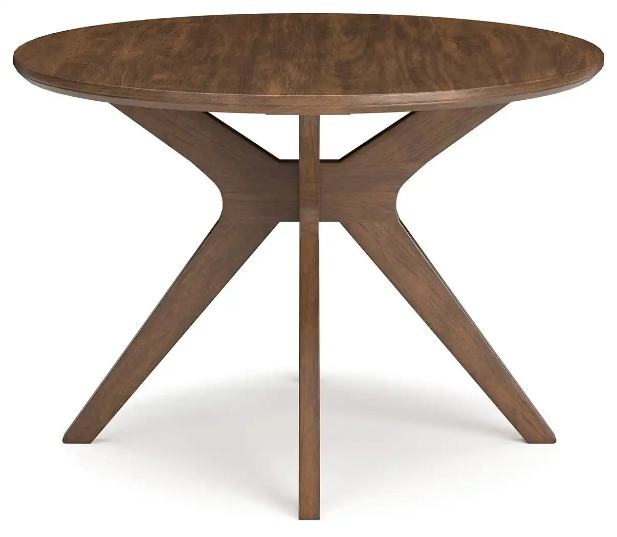 Lyncott - Round Dining Room Table - Brown - Best Buy Furniture