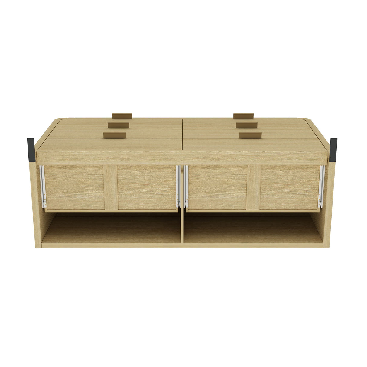 Grace - Double Dresser With 6 Drawers - Oak