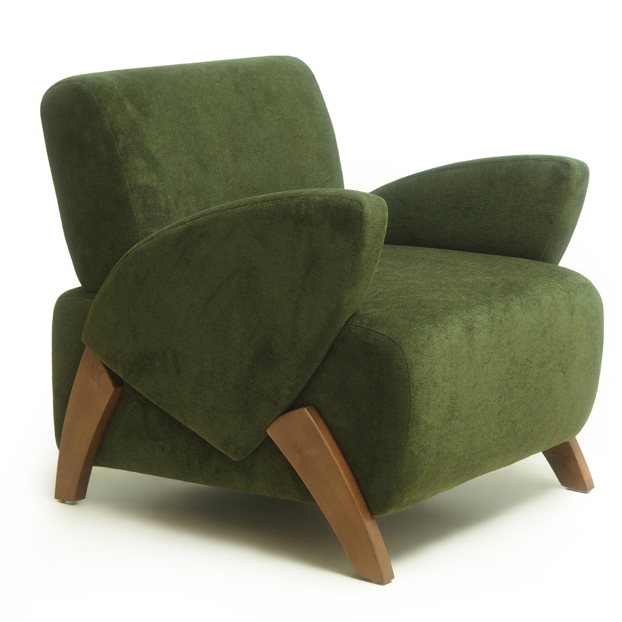 Velvet Fabric Decorative Lounge Chair
