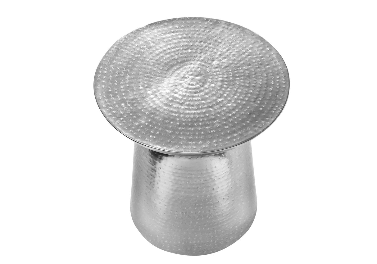 Drum Accent Side Table, Hammered Texture - Best Buy Furniture