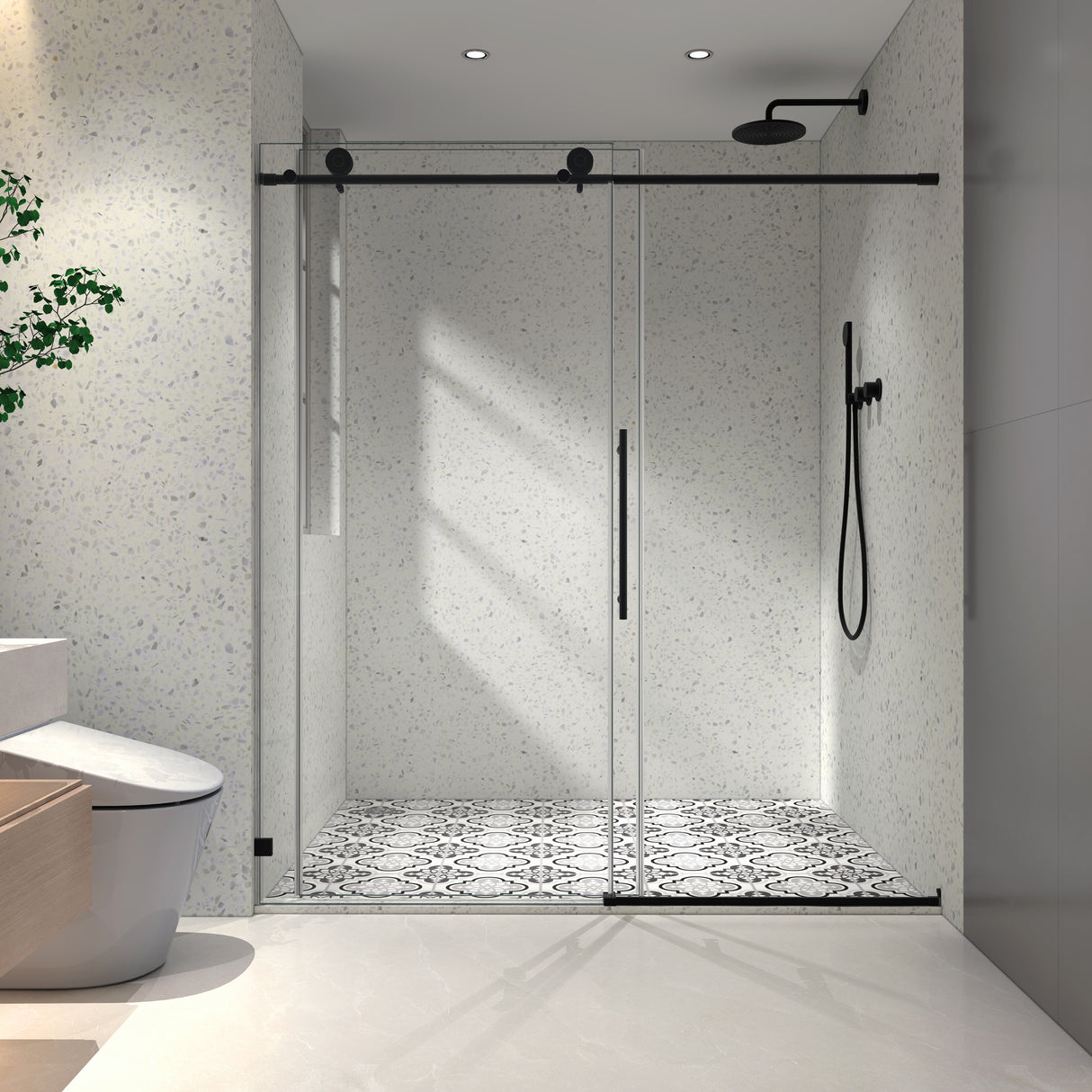 5476 Tempered Glass Shower Door