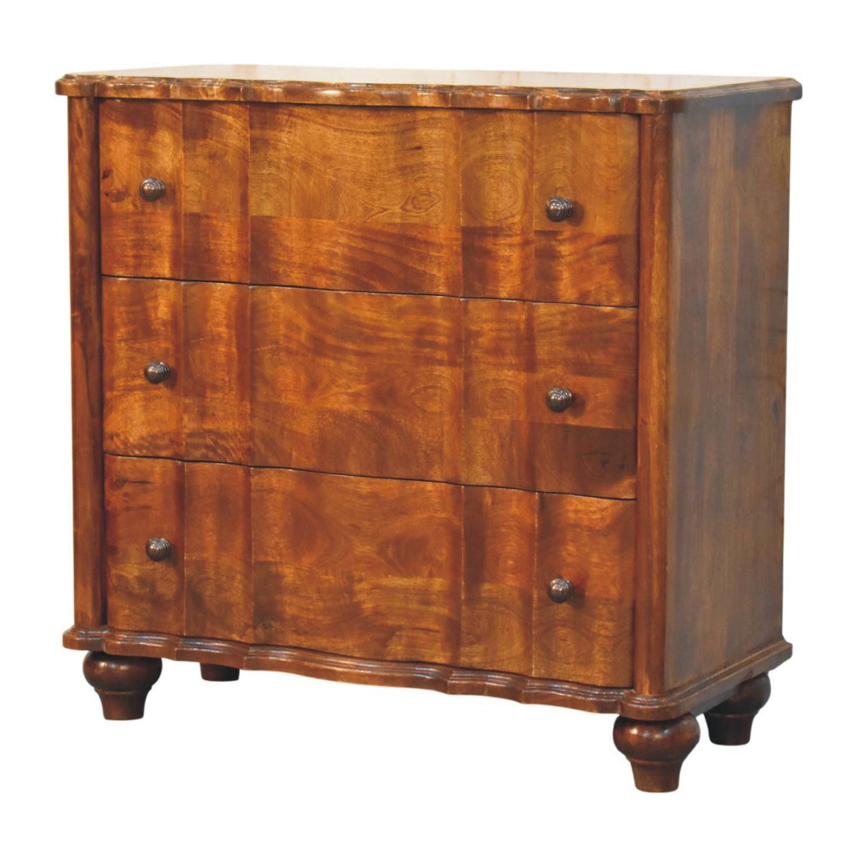Solid Wood Lume 3 Drawer Chest