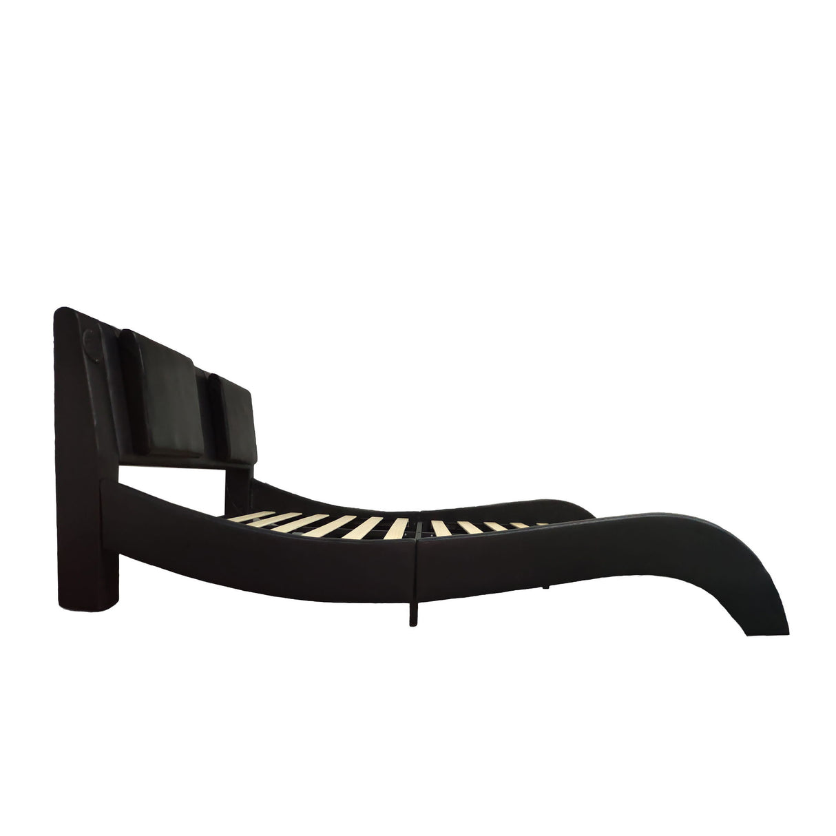Platform Bed Frame With LED Lighting, tooth Music, Vibration Massage