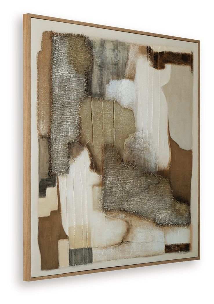 Wylander - Wall Art - Tan / Brown / Gray - Best Buy Furniture