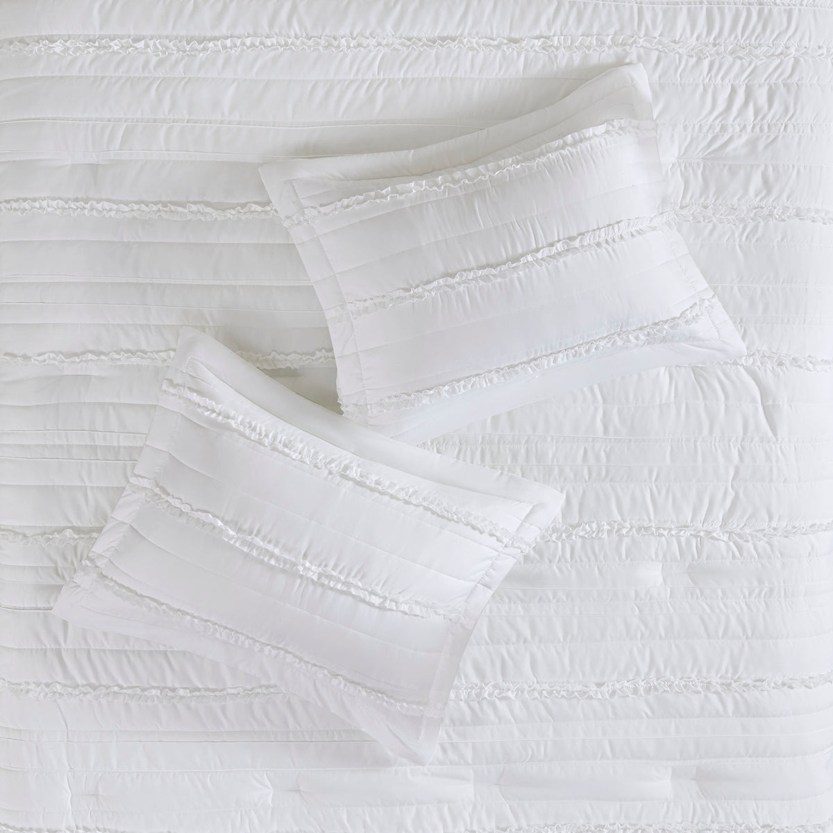 5 Piece Ruffled Comforter Set