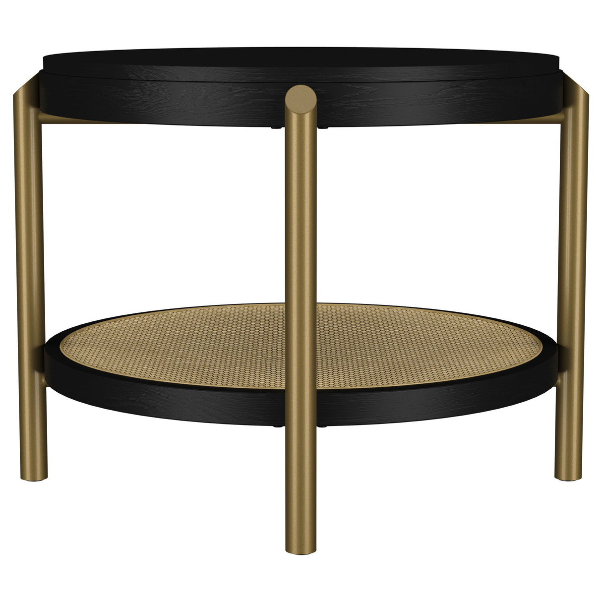 Benson - Round Table With Storage Shelf